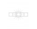 Рамка на 5 постов горизонтальная белая Lezard серия Vesna 742-0200-150